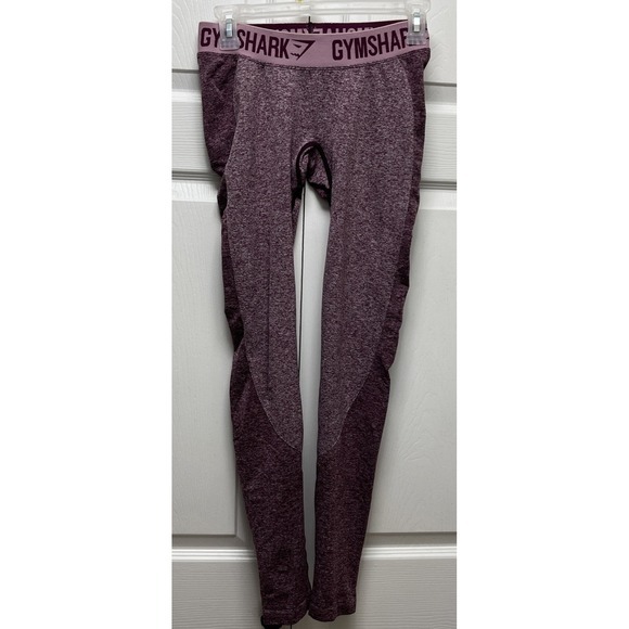 Gymshark Pants - Gymshark‎ Flex Leggings SMALL GLLG015 AW18-369 Pink Burgandy